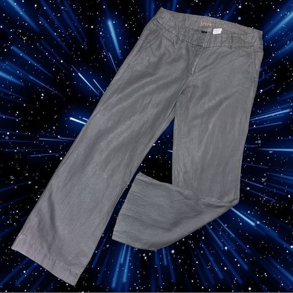 J. Crew City fit relaxed Comfortable wide leg linen cotton blend pants - Picture 1 of 3